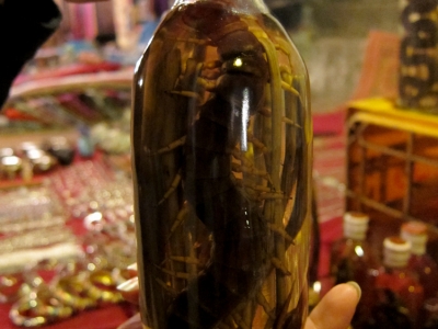 Here was some giant scorpion infused grain alcohol.. Did not partake (maybe just for tourists?).