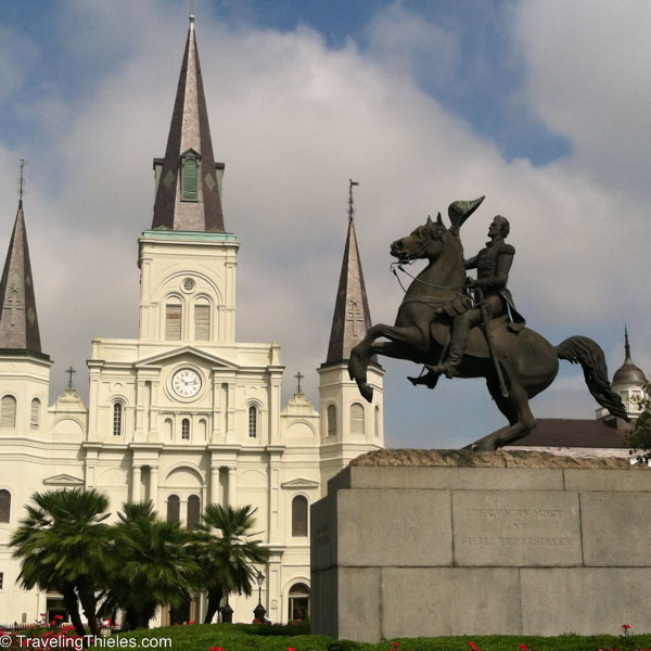 Jackson square scene