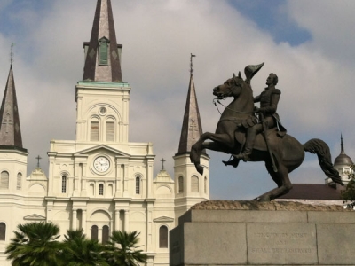 Jackson square scene
