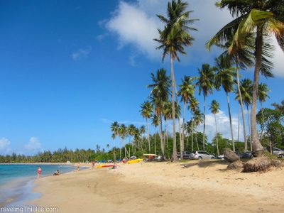 Quiet and pristine Luquillo beach 