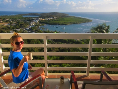 Our hotel room view in El Conquistador