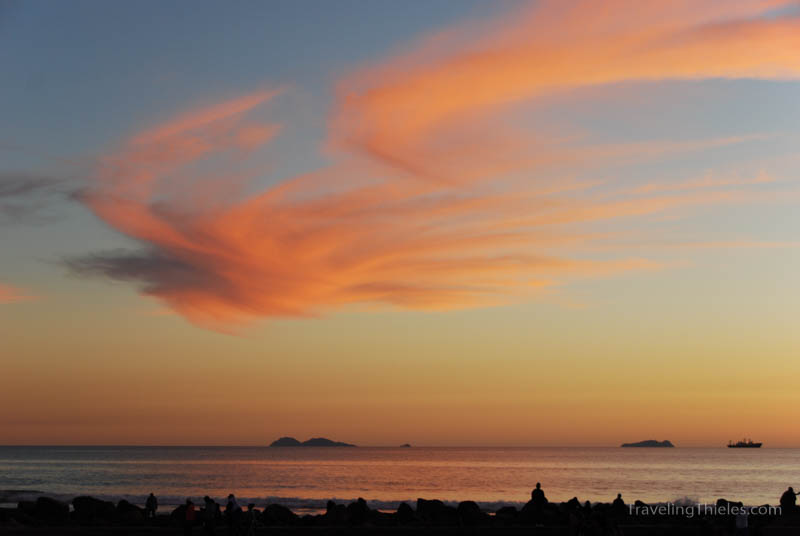 The pastel sunset was wonderful this night.  It complemented the historic hotel del Coronado perfectly